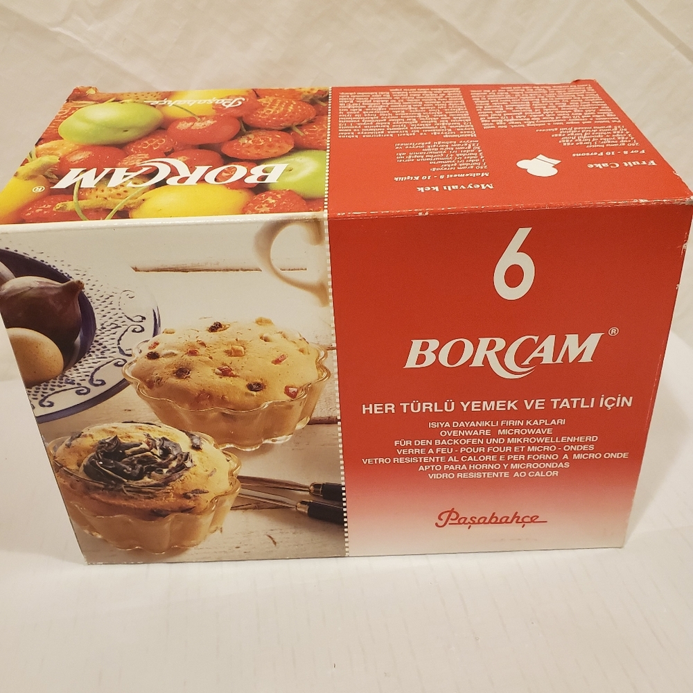 Crate & Barrel Borcom scalloped glass bowls
